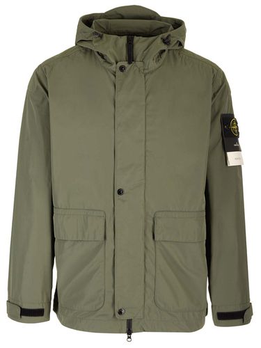 Stone Island Micro Twill Parka Coat - Stone Island - Modalova