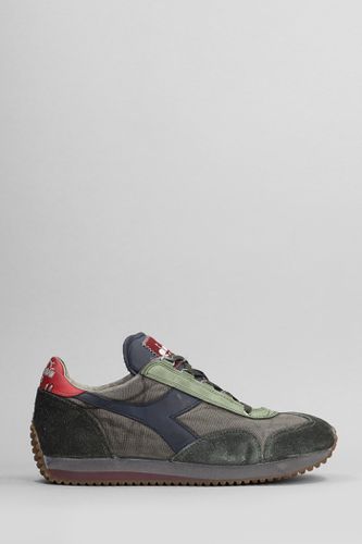 Equipe H Sneakers In Green Suede And Fabric - Diadora - Modalova