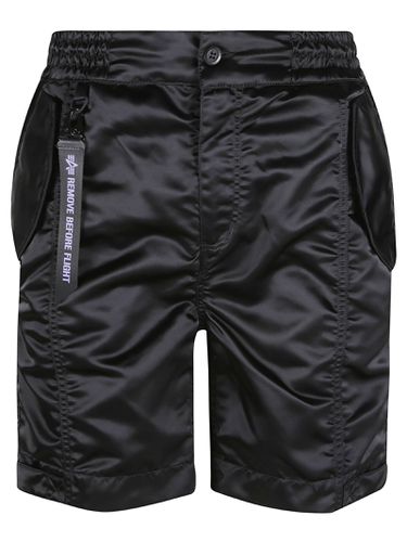 Buttoned Nylon Shorts - Alpha Industries - Modalova