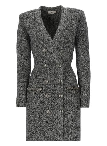 Elisabetta Franchi Wool Dress - Elisabetta Franchi - Modalova