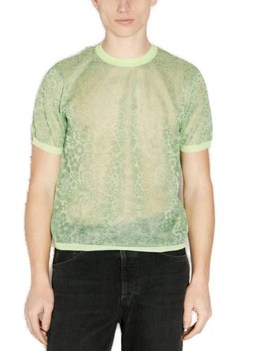 Granny Pattern-jacquard Mesh T-shirt - Martine Rose - Modalova