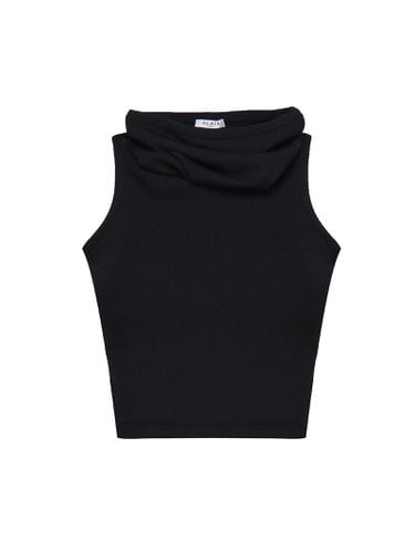 Alaia Black Hooded Top - Alaia - Modalova