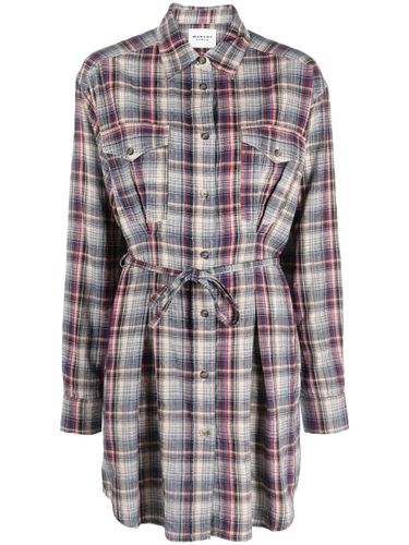 Plaid Check Midi Shirtdress - Marant Étoile - Modalova