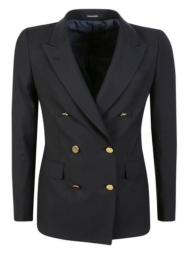 Peak-lapels Double-breasted Blazer - Tagliatore - Modalova