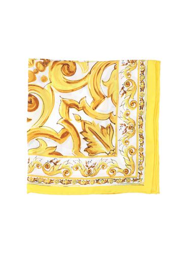 Maiolica Printed Scarf - Dolce & Gabbana - Modalova