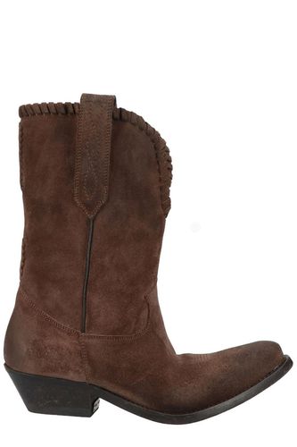 Wish Star Texan Ankle Boots In Suede - Golden Goose - Modalova