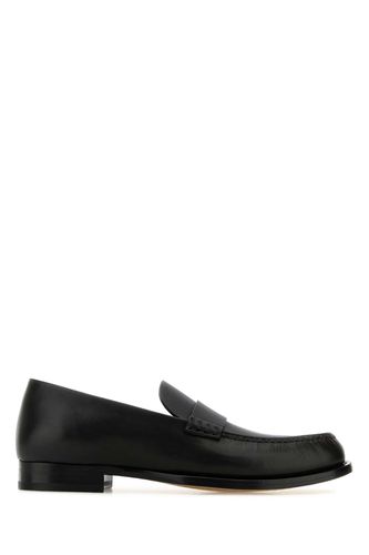 The Row Black Leather Novus Loafers - The Row - Modalova