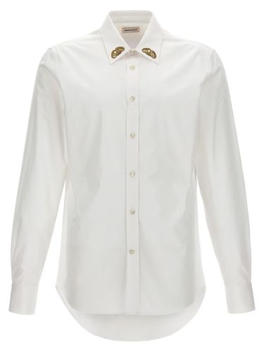 Embroidered Collar Shirt - Alexander McQueen - Modalova