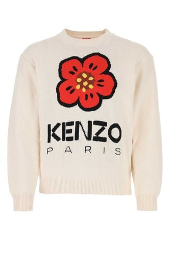Kenzo Ivory Cotton Blend Sweater - Kenzo - Modalova