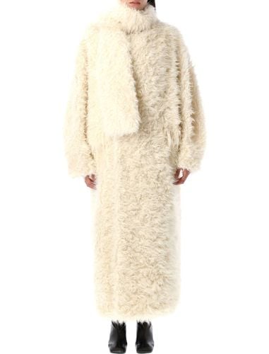 MSGM Faux-fur Long Coat - MSGM - Modalova