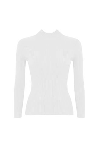 TwinSet Ribbed Sweater With Opening - TwinSet - Modalova