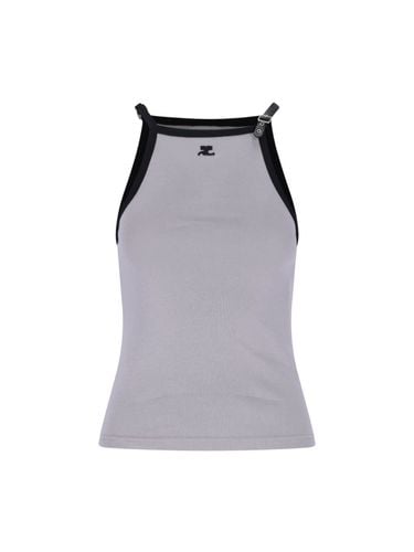 Courrèges Logo Tank Top - Courrèges - Modalova