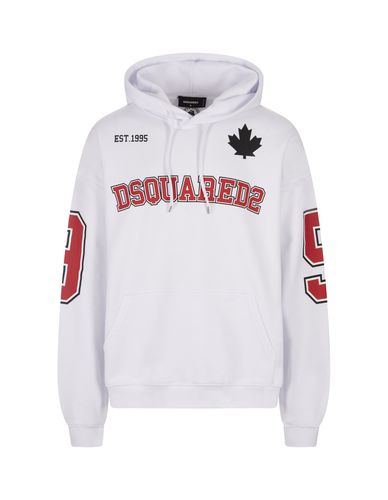 Caten 64 Loose Fit Hoodie - Dsquared2 - Modalova