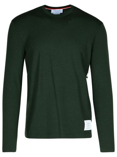 Thom Browne Green Wool T-shirt - Thom Browne - Modalova