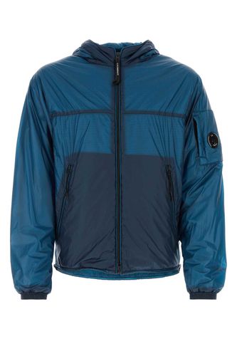 C. P. Company Blue Nylon Windbreaker - C.P. Company - Modalova