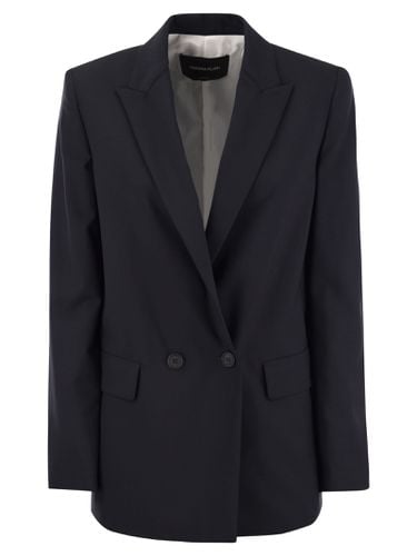 Fabric Double-breasted Blazer - Fabiana Filippi - Modalova