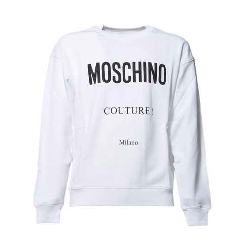 Logo Printed Crewneck Sweatshirt - Moschino - Modalova