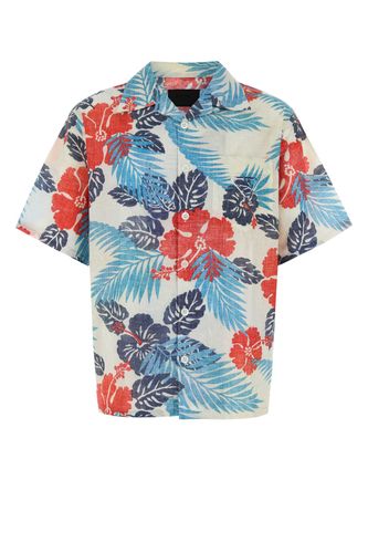 Prada Printed Cotton Shirt - Prada - Modalova