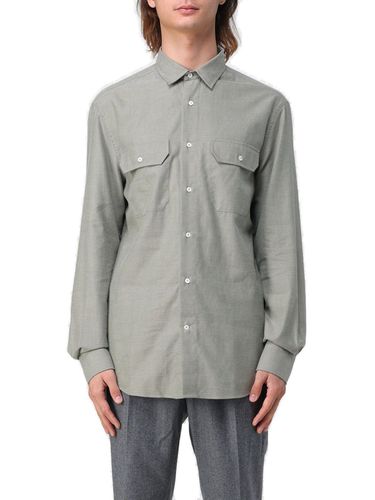 Buttoned Long-sleeved Shirt - Brunello Cucinelli - Modalova