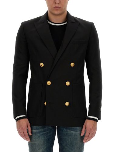 Balmain Technical Wool Jacket - Balmain - Modalova