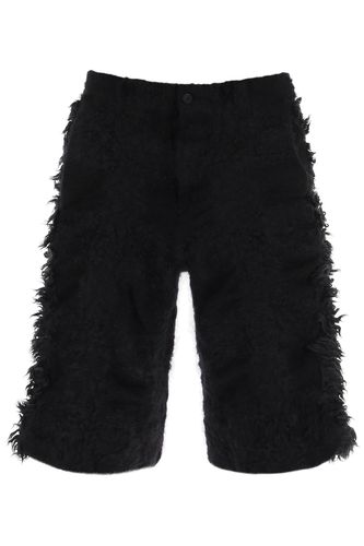 Fur-effect Knitted Shorts - Comme Des Garçons Homme Plus - Modalova