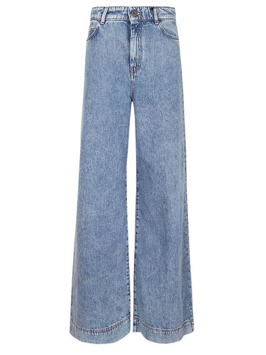 Logo Patch Wide Leg Jeans - Weekend Max Mara - Modalova