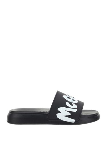 Graffiti Rubber Slides - Alexander McQueen - Modalova