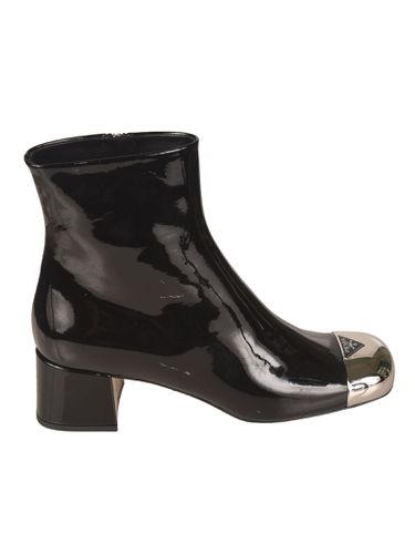Prada Metallic Toe Boots - Prada - Modalova