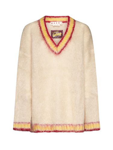 Multicolor Mohair Blend Sweater - Marni - Modalova