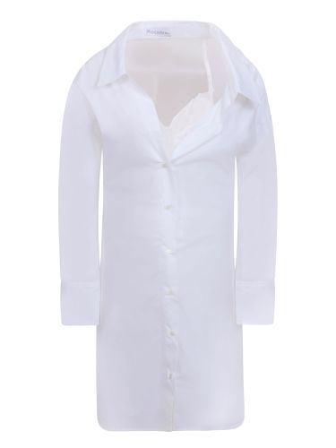 J. W. Anderson Lace Detail White Shirt Dress - J.W. Anderson - Modalova