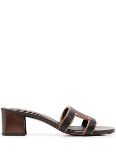 And Brown Woven Mules In Leather Woman - Tod's - Modalova