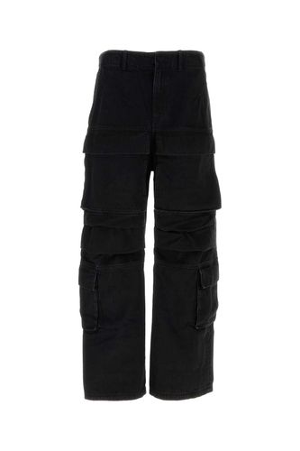 Black Denim Cargo Jeans - Entire Studios - Modalova