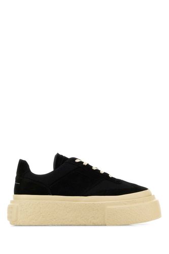 Suede And Mesh Gambetta Sneakers - MM6 Maison Margiela - Modalova