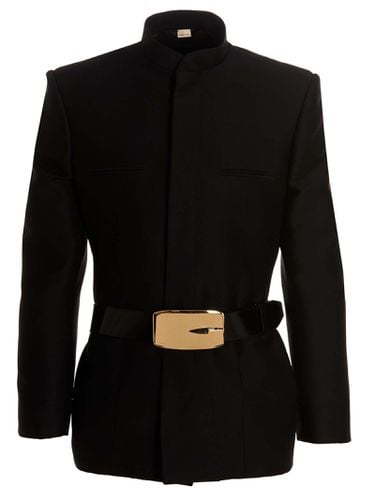 Gucci Mandarin Collar Blazer Jacket - Gucci - Modalova