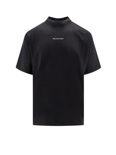 Balenciaga Cotton T-shirt With Logo - Balenciaga - Modalova