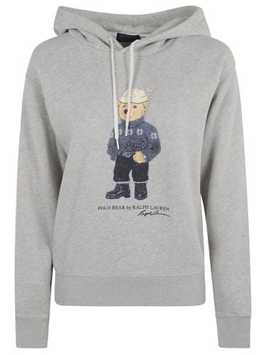 Logo Print Hooded Sweatshirt - Polo Ralph Lauren - Modalova