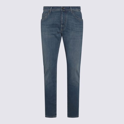 Medium Blue Cotton Denim Jeans - Jacob Cohen - Modalova