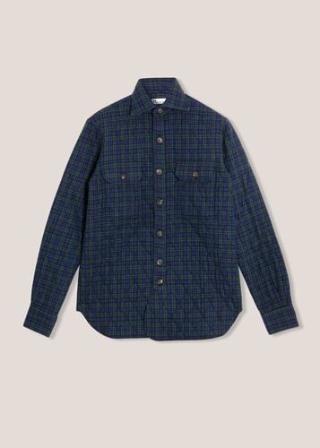 Aantero Green Checked Overshirt - doppiaa - Modalova