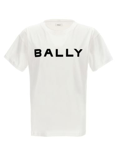 Bally Flocked Logo T-shirt - Bally - Modalova