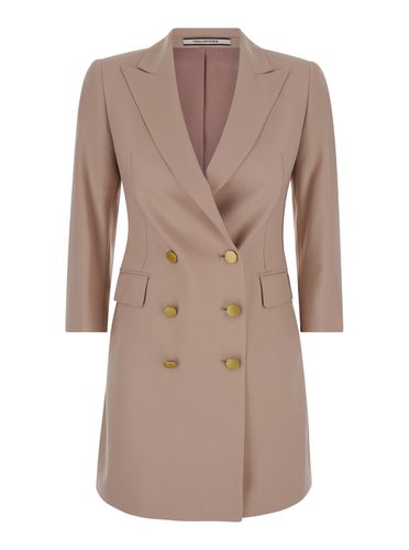 Blazer Dress With Buttons In Wool Blend Stretch Woman - Tagliatore - Modalova