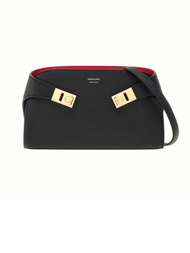 Calf Leather Mini Hug Cross Body Bag - Ferragamo - Modalova