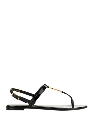 Cassandra 05 Flat Sandals - Saint Laurent - Modalova