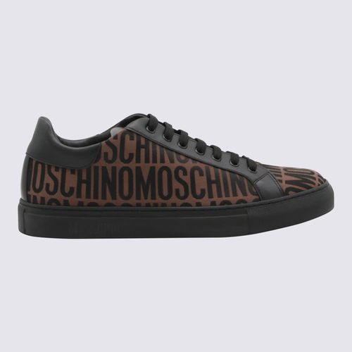 All Over Logo Sneakers - Moschino - Modalova