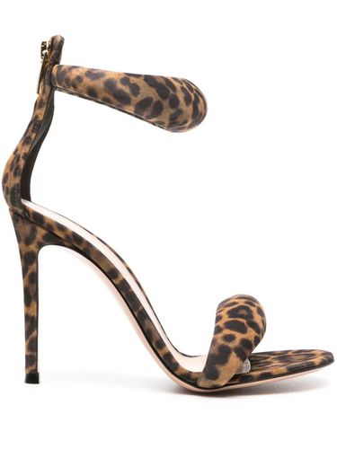 Leopard Suede Bijoux Sandals - Gianvito Rossi - Modalova