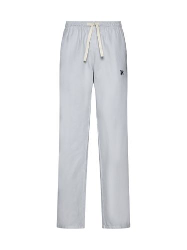 Monogram Embroidered Drawstring Pants - Palm Angels - Modalova