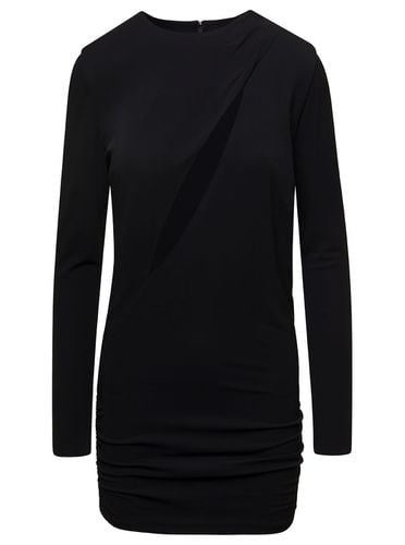 Fitted Minidress With Cut-out Detail In Viscose Woman - Versace - Modalova