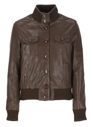 Bully Leather Jacket - Bully - Modalova