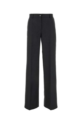 Dolce & Gabbana Graphite Wool Pant - Dolce & Gabbana - Modalova