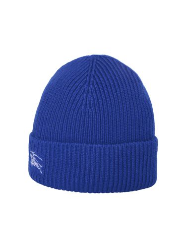 Burberry Ekd Logo Blue Hat - Burberry - Modalova