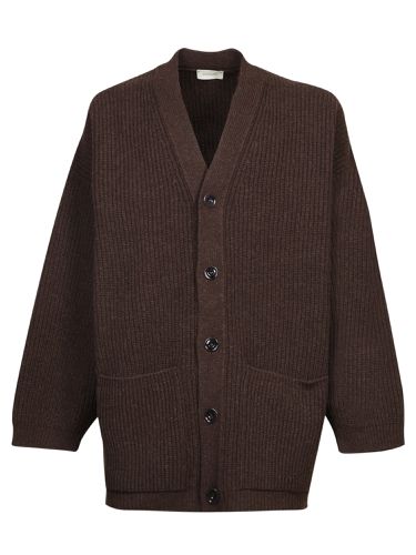 Lemaire Long Brown Wool Cardigan - Lemaire - Modalova